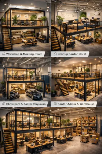 Mezzanine Ruang Kantor di Bogor Tengah